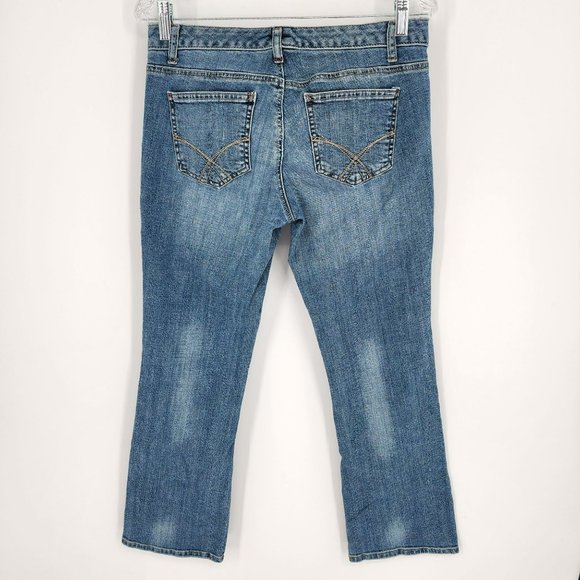 Tommy Hilfiger Hope Boot Bootcut Jeans 8 S Medium Wash Classic Denim Blue Cotton - Picture 8 of 9